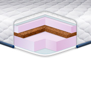 Матрац-топер Cocos-Mix жаккард Eurosleep