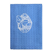 Рушник з вишивкою великодній Happy Easter SoundSleep блакитний