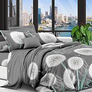 Постільна білизна Кульбабки grey 600742 полікоттон Selena