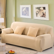 Чохол на чотиримісний кутовий диван біфлекс Homytex бежевий