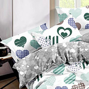 Наволочка 17-0533 Hearts бязь MirSon