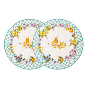Набір порцелянових тарілок 27 см Funny bunny Lefard 985-181