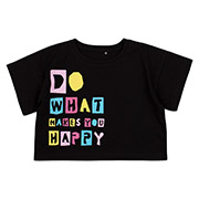 Футболка для дівчинки ФТ6 супрем Бембі Y00-чорний