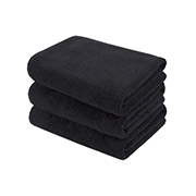 Рушник махровий Hotel Basic чорний 400 Lotus Home