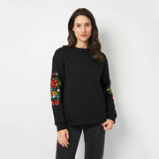 Світшот жіночий Магнолія Lesia чорний