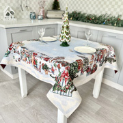 Скатертина гобеленова новорічна Limaso Village