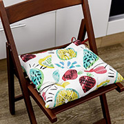 Подушка на стілець Red cherries Прованс