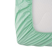 Простирадло однотонне на гумці Mint сатин Good-Dream м'ятний