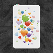 Килимок для ванної кімнати Hearts balloon Tabe