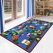 Килимок у дитячу прямокутний Homytex Owls