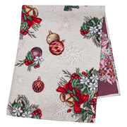 Доріжка гобеленова новорічна на стіл Limaso Cabeto