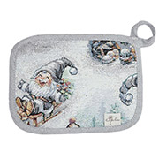 Прихватка кухонна новорічна гобеленова Казкові гноми Прованс 15х20 см в асортименті