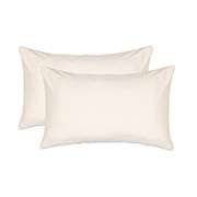 Набір із двох трикотажних наволочок Home Line 157407 кремовий