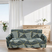 Трикотажний чохол на тримісний диван Love you 036