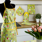 Фартух кухонний Писанка зелена Прованс