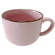 Чашка керамічна 500 мл Terra Jumbo Limited Edition YF6007-7 пудро-рожева