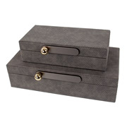 Набір скриньок для прикрас 2 шт Lefard 819-008
