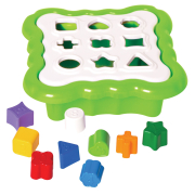 Іграшка - сортер "Розумні фігурки" 10 ел. (св.зелений)