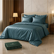 Комплект постільної білизни Aura ліоцелл Pagoti морська хвиля