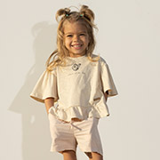 Футболка для дівчинки ФБ986 супрем Бембі 200-молочний