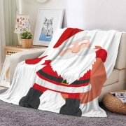 Плед покривало флісовий Sherpa Homytex червоно-білий