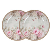 Набір тарілок порцеляновий 2 предмети 26 см Англійська троянда Lefard 924-847