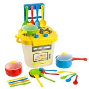 Набір посуду столовий "Ромашка" з плиткою 25 ел. стандарт