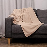 Плед флісовий люкс Derby Sonex бежевий