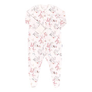 Комбінезон-чоловічок для дівчинки КБ122 байка Bembi 20A-молочний-принт - Фото №2
