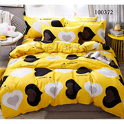 Комплект постільної білизни Selena Серденька жовті 100372