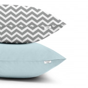 Набор наволочек Light Blue Zigzag Cosas ранфорс