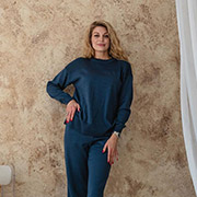 Джемпер в'язаний Katrin new Art Knit синій джинс