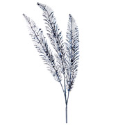 Гілка декоративна 90 см Папороть YES! Fun 974582 синя глітер