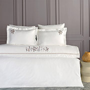 Постільна білизна Veria Bej сатин з вишивкою Dantela Vita