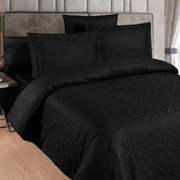 Постільна білизна Lamone Black жаккард First choice