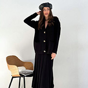 В'язана спідниця Жаклін Art Knit чорна