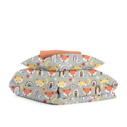 Дитяча постільна білизна в ліжечко FOX CS3 Cosas сірий