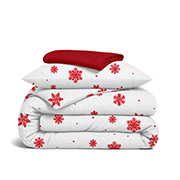 Постільна білизна в дитяче ліжечко Snowflakes Berry CS1 фланель Cosas простирадло на гумці