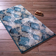 Килимок у ванну кімнату Confetti Snakeskin Mavi