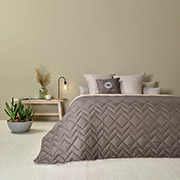 Двостороннє покривало Іззі Ideia шоколад-беж