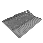 Сушарка для посуду Rotho Чудо складане 39х32х2см