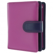 Жіночий шкіряний гаманець Visconti RB-40 Bali berry multi