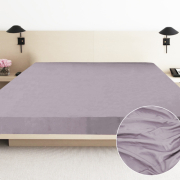 Простирадло Ярослав сатин 02 сіро-блакитний