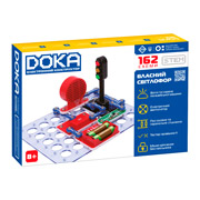Конструктор електронний 162 схеми Doka D70714