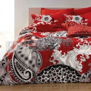 Постельное белье TAC Blanca красный - Фото №2