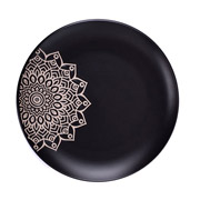 Тарілка супова 20 см Kora Limited Edition JH7574-1 чорна