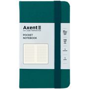 Книга записна клітка 95х140 мм 96 л Partner Axent 8301-31-a малахітова