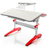 Стіл Mealux Ferrari Red з полицею BD-S50 TG BD-150 F/R + BD-S50 TG