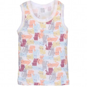 Майка для дівчинки Татошка 2505228ркк біла з набивкою