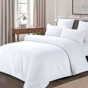 Постільна білизна з полісатину Love you 35 біла